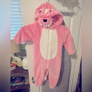 Pink dinosaur kids Halloween costume 12-18mo